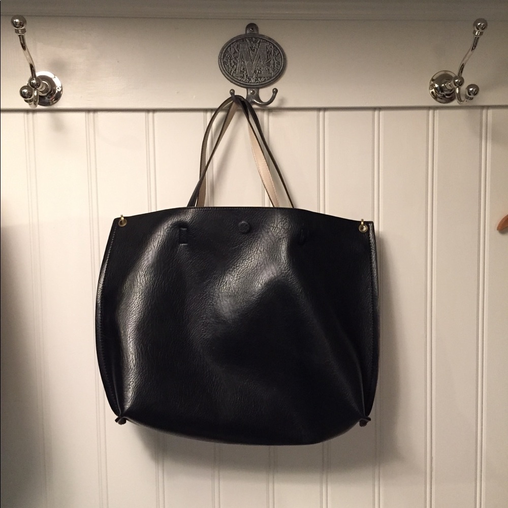 Vegan reversible free people purse